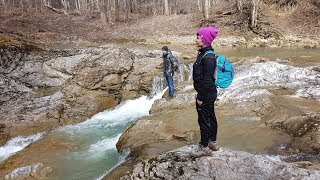 Сахрайские водопады и каньон, река Сахрай, Новопрохладное, Адыгея. OneTravelDay