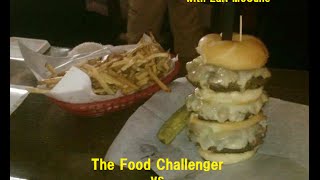 The Food Challenger VS. Triple Windsor Burger (Uncut Footage)