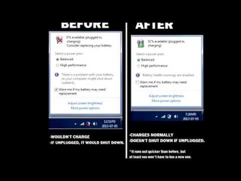 Repair Laptop Battery  How to Fix a Dead Laptop Battery
