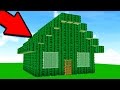 TURNING PLAYERS HOUSES INTO CACTI! (Minecraft Trolling)