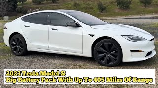 2023 Tesla Model S Big Battery Pack With Up To 405 Miles Of Range