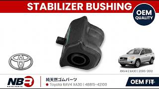 Front Right Stabilizer Bar Bushing Toyota RAV4 XA30 48815-42100 NBR Auto Parts