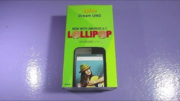 Spice Android One Dream UNO Mi-498 Unboxing