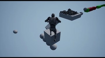 Obstacle course in UE4 style