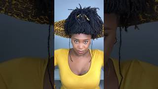 Head-wrap on Locs Tutorial  #microlocs #locs