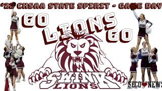 Swink Lions Cheerleaders Slideshow Video from CHSAA 2A-3A State Spirit Championships Game Day 2022