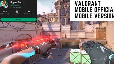 VALORANT mobiler version official app 🔥🔥..Hyper front lite