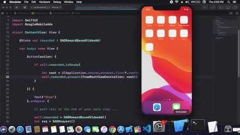 AdMob With SwiftUI - AdMob Rewarded Ad Video With SwiftUI - How To Use AdMob RewardedAd In SwiftUI