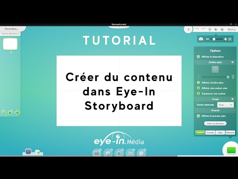 Tutoriel - Comment créer du contenu dynamique dans Eye-In Storyboard (affichage numérique)