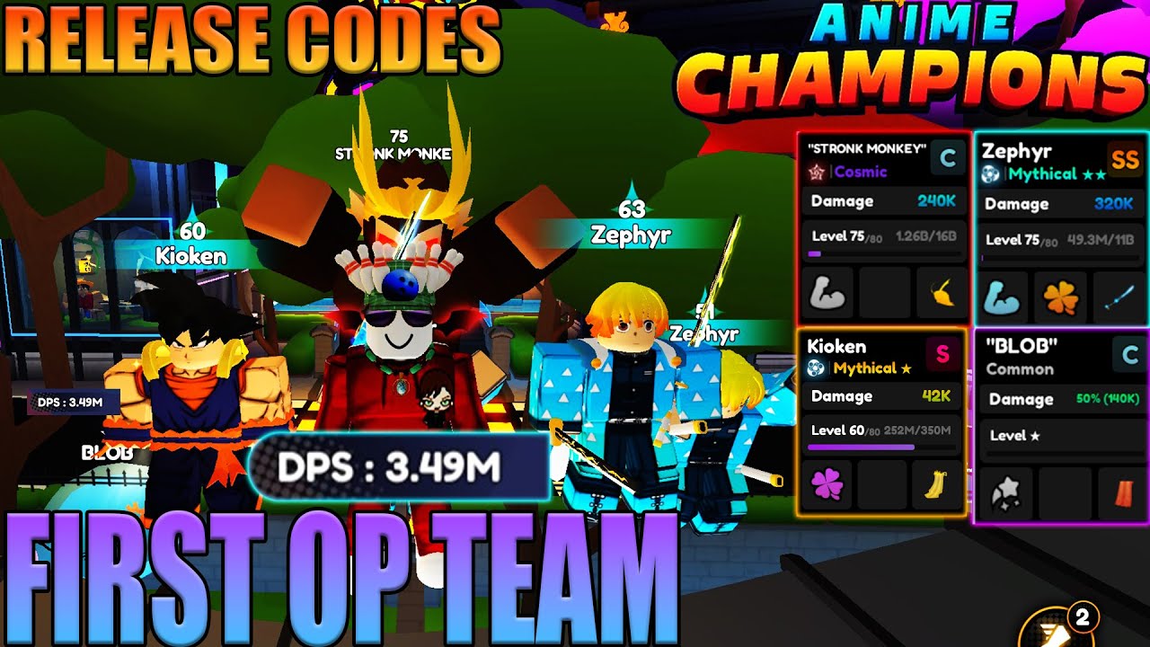 FORMING MY OP TEAM IN ANIME CHAMPIONS SIMULATOR