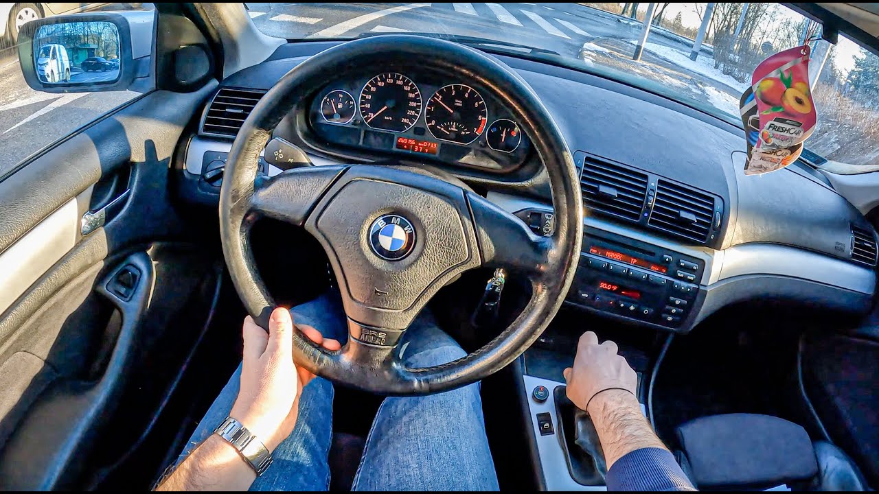 1999 BMW 316i E46 [1.9 105 HP]  POV Test Drive #1049 Joe Black 