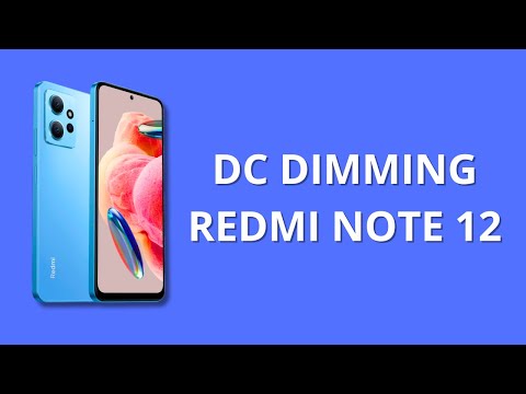 Про DC dimming устранение мерцания amoled Xiaomi Redmi Note 12