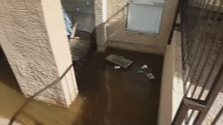 Weekend storms flood Glendale apartment complex