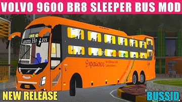 VOLVO 9600 BR8 SLEEPER BUS MOD || BUSSID V3.7.1 || Bus Simulator Indonesia Vricky Gaming