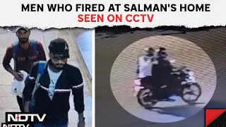 Salman Khan Attack News | On CCTV, Man On Bike Fires Shot Outside Salman Khan's Home In Mumbai