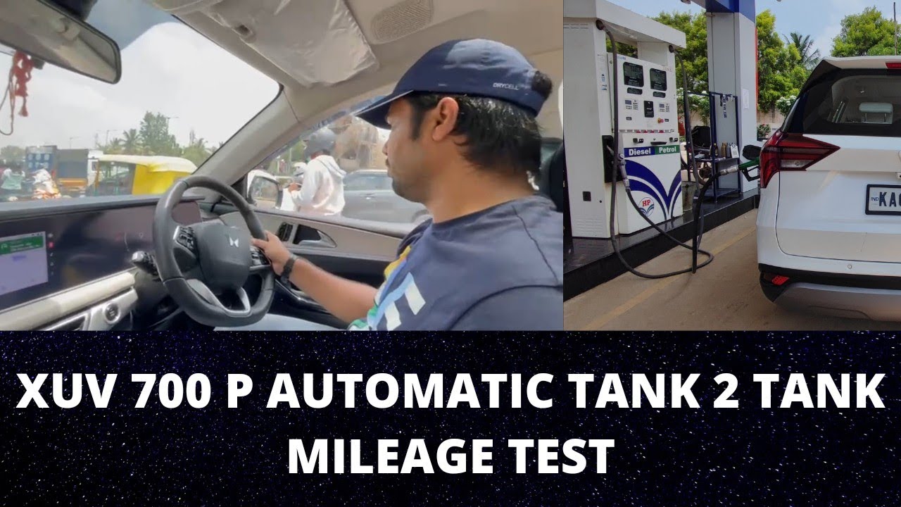 XUV700 TANK TO TANK MILEAGE TEST IN BUMPER 2 BUMPER TRAFFIC PETROL
