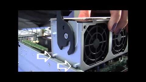 IBM System x 3750 M4 Installing the Fan Cage Assembly