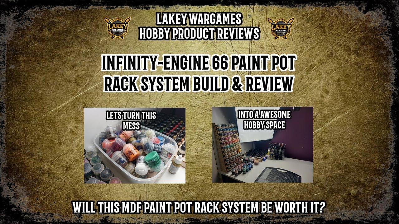Hobby Product Review: Infinity Engine - 66 Citadel Paint Rack System ...