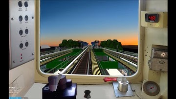 OpenBVE HD: Operating NYC Subway R68 Howling D Train (205th St. - Coney Island) Via West End Express