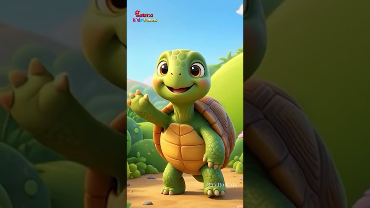 The Tortoise and Hare Song | Kids Story Song | #Shorts