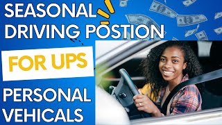 Make Over $21hr Driving Your Own Vehicle For UPS, Here's How!
