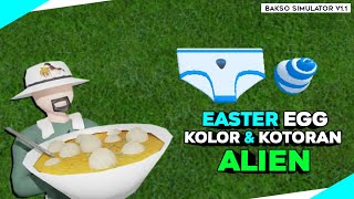 CARA MENDAPATKAN EASTER EGG KOLOR DAN KOTORAN ALIEN! Bakso Simulator