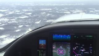 Cessna 421C test flight