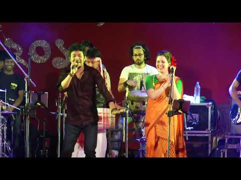 Paponmusic  with Rehana   bihu   stage show tinsukia