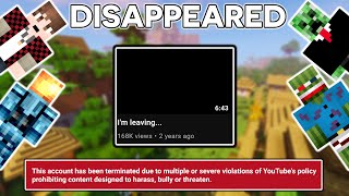 The Minecraft Youtubers That DISAPPEARED...