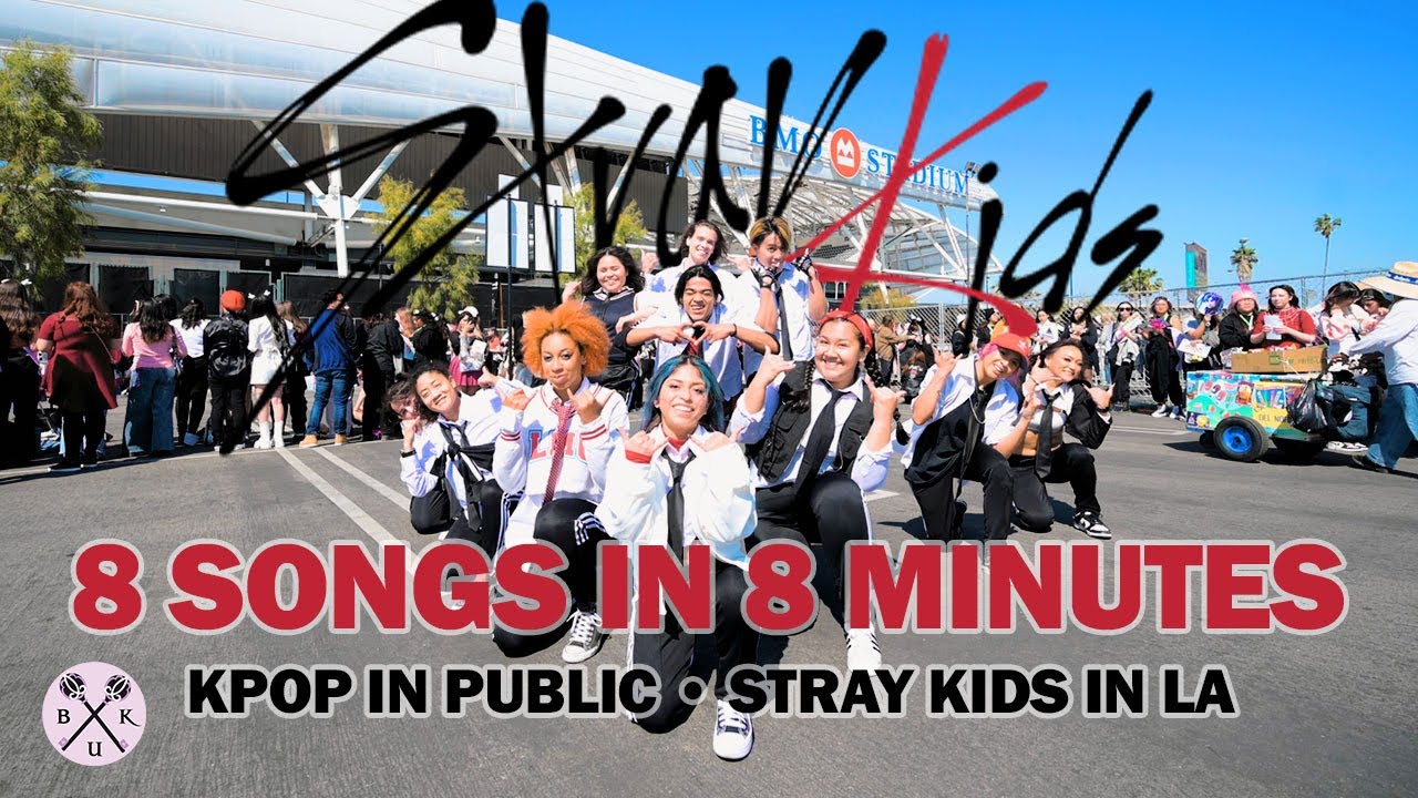 [KPOP IN PUBLIC | ONE-TAKE] 8 Songs in 8 Minutes at STRAY KIDS Concert @ BMO Stadium in LA | B.U.K