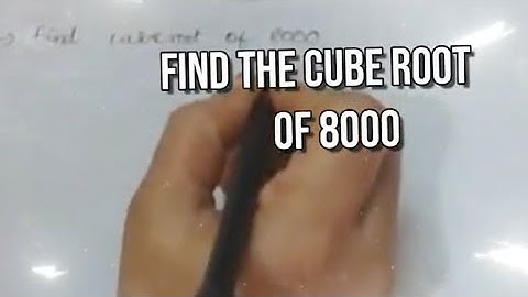 Find the Cube root of 8000 | Cube and Cube roots For 8th Grade || @MathJoy224