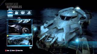 Batman Arkham knight how to change your Batsuit and batmobile skin 2017