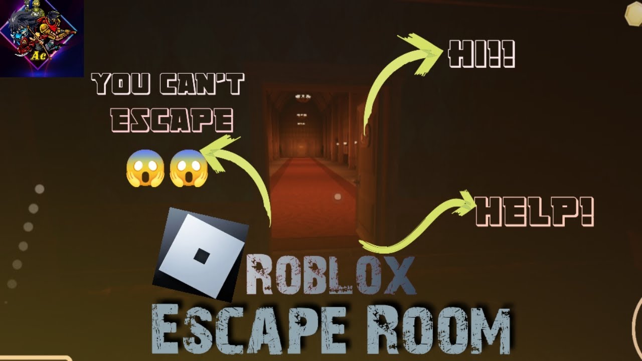 Try Roblox for the first time... Escape Room,😱.#roblox #escaperoom