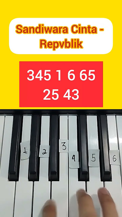 Sandiwara Cinta - Repvblik (Piano Tutorial) #tiktok #shorts #fyp #music #viral