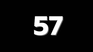 57 Second Countdown Timer With Sound Effect