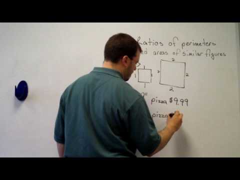 Ratios of Perimeters and Ratios of Area