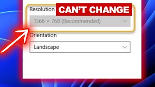 Famous FIX Can’t Change Display Screen Resolution on Windows 11/10 | Easy Solutions Net Worth