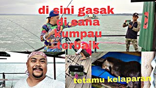 Tetamu Pak Memerang Kelaparan Pancing Rakit Muara