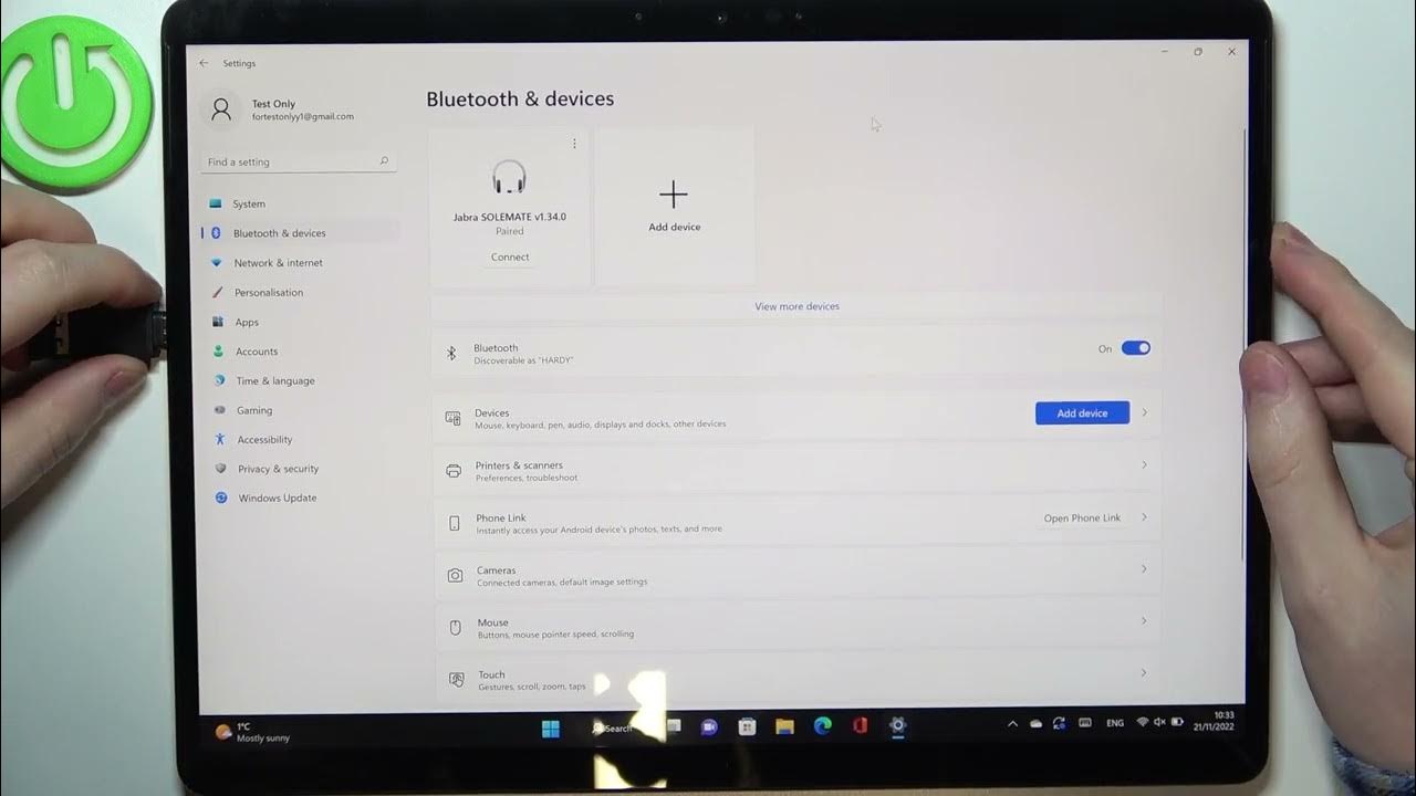 Microsoft surface pro x how to connect bluetooth keyboard youtube