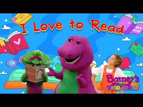 📖I Love to Read📖- Barney's Dino Toonz version |FANMADE| @barney and @ChikiToonz 
