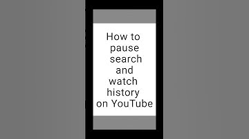 How to pause search and watch history on youtube| how to pause watch history on youtube