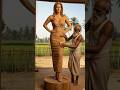 Amazing Sunny Leone Sculpture from wood | Unbelievable craftwork 💥 #SunuyLeone #woodcraft #foryou