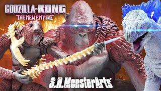 What the Heck?! S.H.MonsterArts Skar King and Shimo REVEALED! | Godzilla X Kong