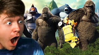EVOLUTION and SIZE COMPARISON of KING KONG! (Reaction)