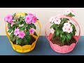 The Idea Of Recycling Plastic Bottles Into A Flower Pot Is Simply Gorgeous