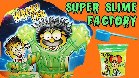 ★Super Slime Factory★ Wacky Lab Edu Science Goo Factory Opening & Review - KTR Videos