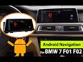 10.25'' BMW 7 series F01 F02 android 10 navigation GPS screen unboxing - support 4G LTE 4+64GB