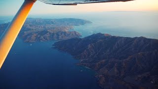 Flying Over Catalina Island!