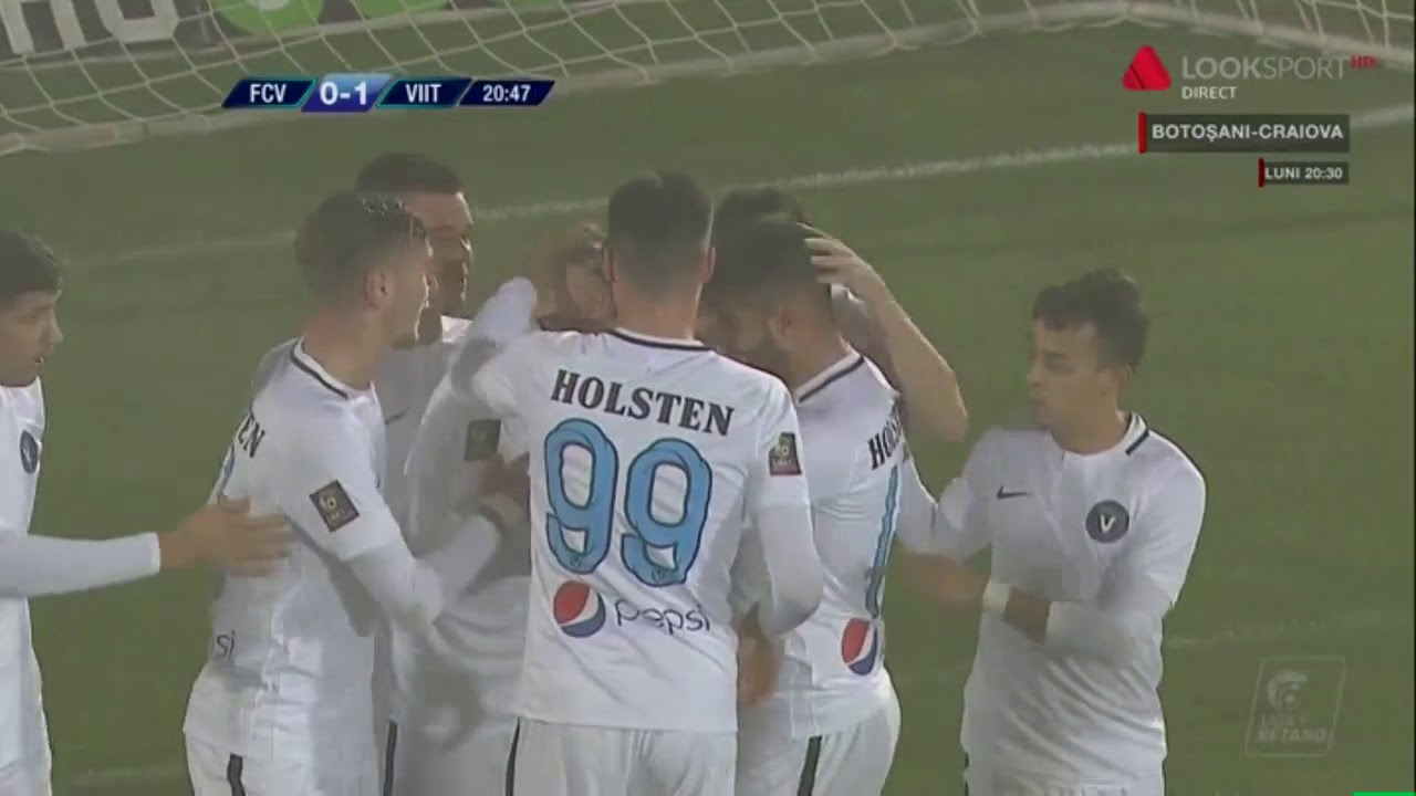 FC Voluntari - FC Viitorul 0-1: Mladen deschide scorul cu o executie acrobatica! Liga 1 Etapa 16 viitorul constanta europa league