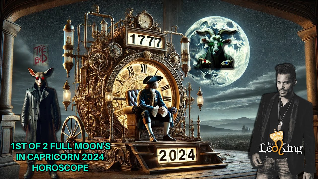 The Leo King 1st of 2 Full Moon's in Capricorn June 21 2024 Astrology ...